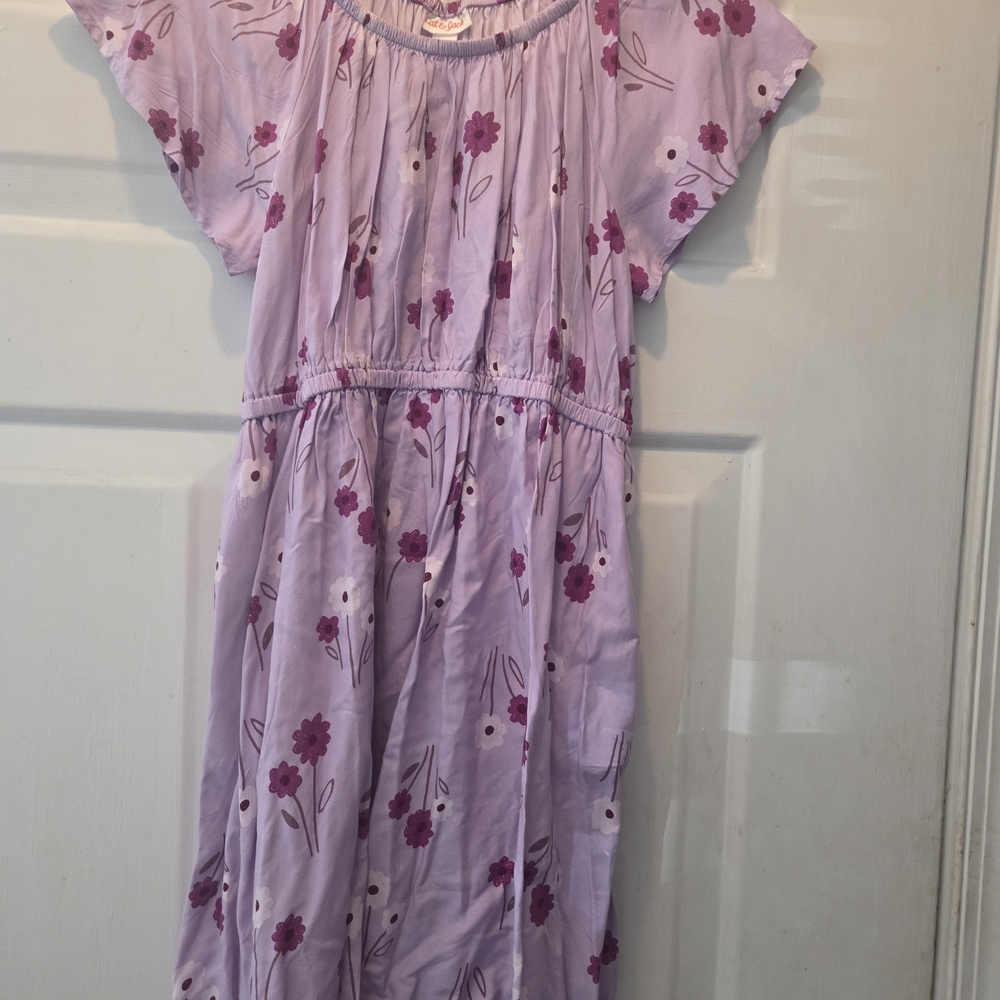Cat & Jack Lavender Floral Kids Dress